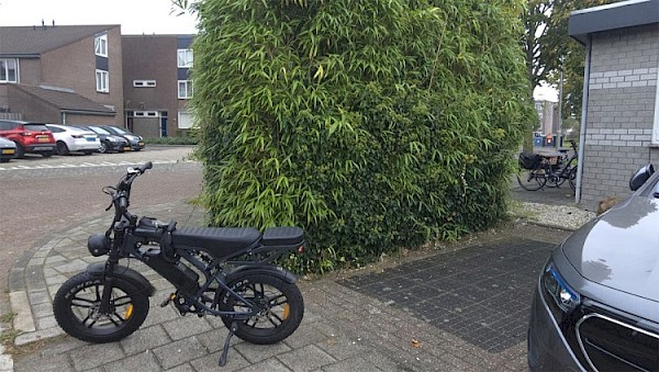 Fatbikers en automobilist in botsing in Poldermolen