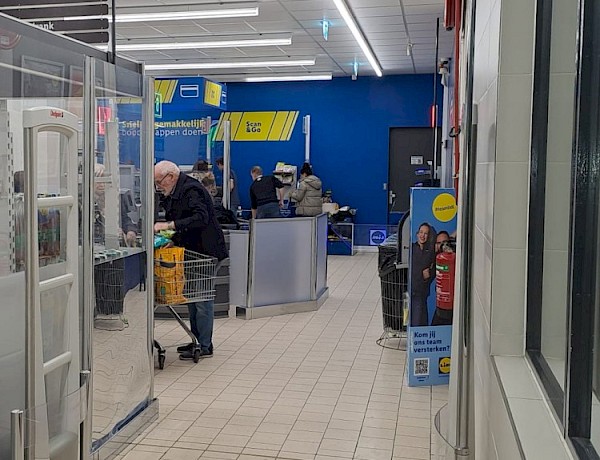 Lidl heeft nu ook zelfscankassa's