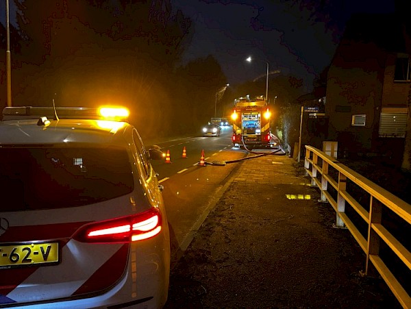 Stankoverlast door mogelijke benzinedampen in riool aan Alfred Nobelstraat