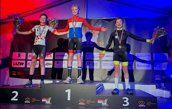 Brett Warner behaalt tweede plaats op NK Veldrijden