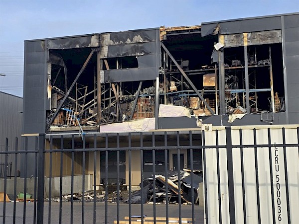 Flinke schade voor Bon Bon Catering & Events na grote brand