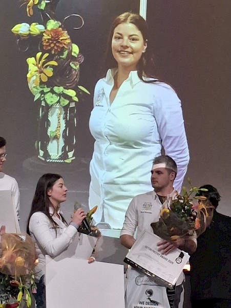 Femke van der Muuren wint de Dutch Pastry Award 2026 en de Design Award 2026