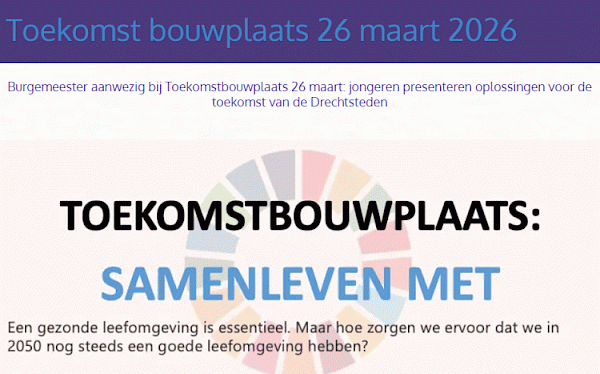 Jongeren centraal bij toekomstbouwplaats Drechtsteden – 26 maart bij DOC