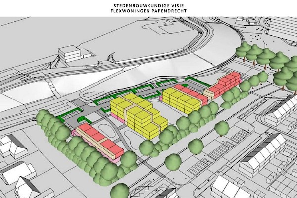 Aangepaste plannen voor flexwoningen Noordhoek