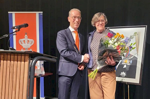 Koninklijke onderscheiding voor Dicky van Andel