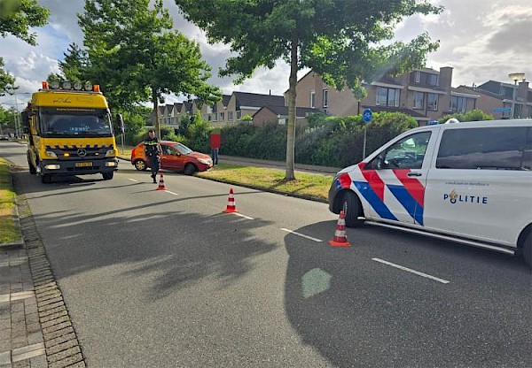 Eenzijdig ongeval op Kastanjelaan