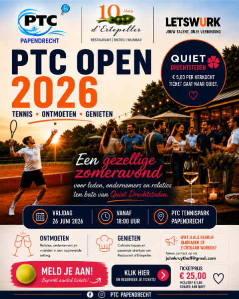 PTC Open Toernooi 2026 en gezellige zomeravond