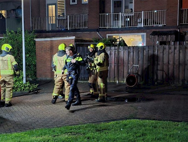 Bewoonster Pioenstraat verdacht van brandstichting in eigen woning