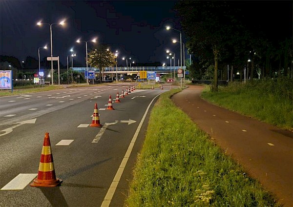 N3 bij Papendrechtsebrug later afgesloten dan gepland