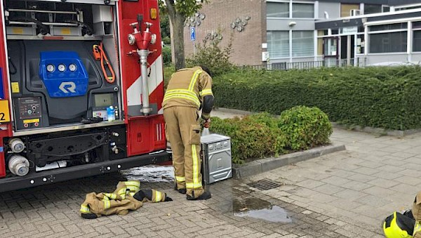 Brand in magnetron zorgt voor schrik bij kinderdagverblijf aan Goudenregenstraat