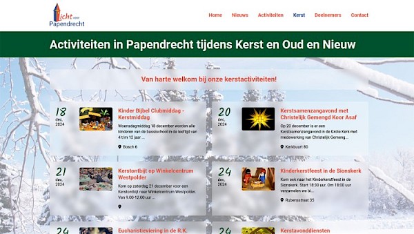 Kerstdiensten in Papendrechtse kerken