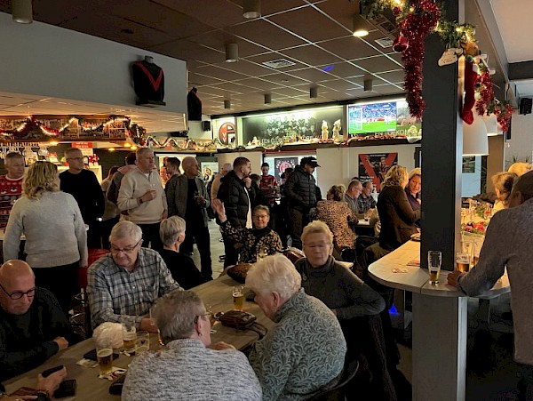 Druk bezocht Kerstboutdraaien VV Papendrecht
