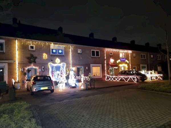 Gezellige Kerstsfeer op de Scheidingslaan