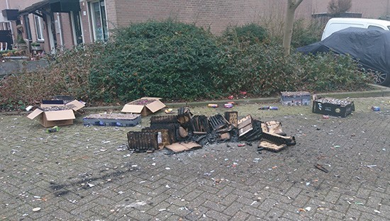 Inleveren vuurwerkafval en kerstbomen