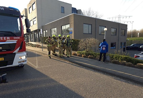 Brandmelding in de gezondheidscentrum aan De Biezen