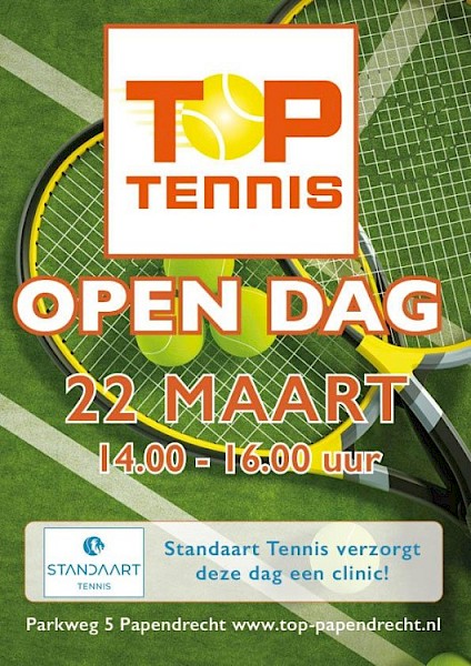 Volg Tennisclinics tijdens Opendag bij TOP Tennis