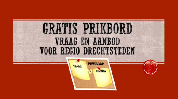 Vooraankondiging: Digitaal prikbord voor de regio Drechtsteden