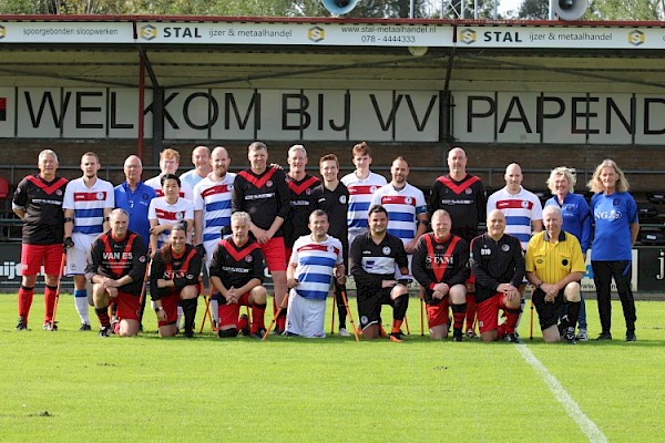 Veteranen VV Papendrecht tegen Nederlands Amputatieteam
